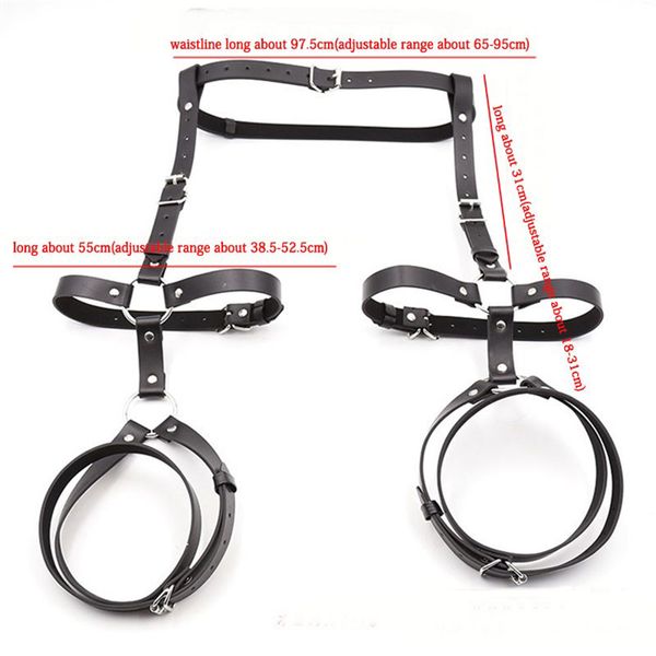 camatech pu leather waist to leg bondage restraint chastity belt adjustable strap on leg cage harness fetish slave sm game
camatech pu leather waist to leg bondage restraint chastity belt adjustable strap on leg cage harness fetish slave sm game