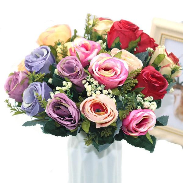 decorative flowers & wreaths artificial rose silk bouquet | wedding and year decoration garland, diy, scrapbook gift box, craft flower
decorative flowers & wreaths artificial rose silk bouquet | wedding and year decoration garland, diy, scrapbook gift box, craft flower