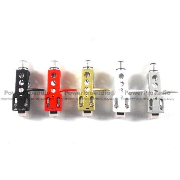 computer speakers 1sets magnetic cartridge stylus with turntable headshell 4 pin contacts for phonograph gramophone lp vinyl needle logo