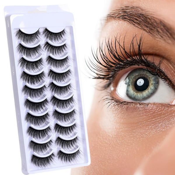 false eyelashes 10 pairs handmade 3d faux mink eyelash natural long wispy makeup fake eye lashes extension tools supplies
false eyelashes 10 pairs handmade 3d faux mink eyelash natural long wispy makeup fake eye lashes extension tools supplies
