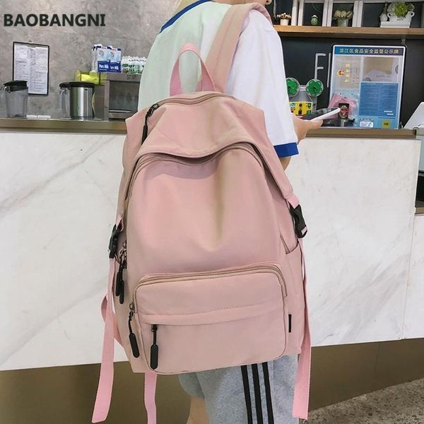 backpack women solid color school bag for teenage girls waterproof nylon travel backpack female college student bag
backpack women solid color school bag for teenage girls waterproof nylon travel backpack female college student bag