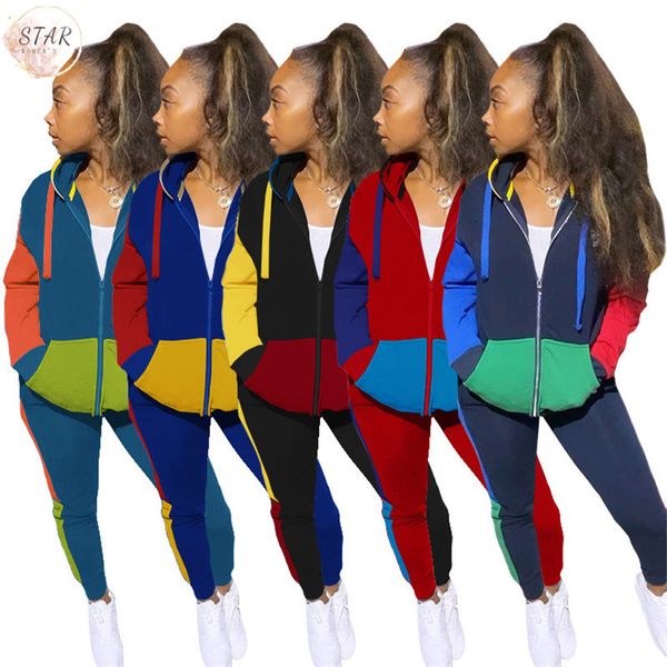 new patchwork sweatsuits for women two piece outfits hoodie sweatpants jogging suits spring clothes wholesale dropshipping 2021 4nar, Gray
new patchwork sweatsuits for women two piece outfits hoodie sweatpants jogging suits spring clothes wholesale dropshipping 2021 4nar, Gray