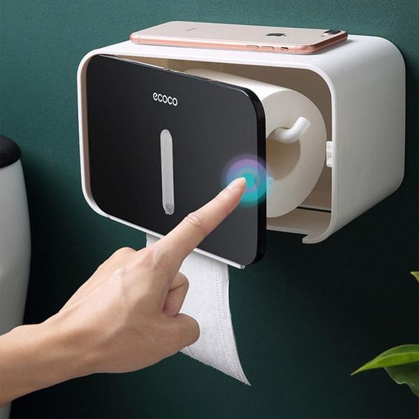 toilet paper holders box wall-mounted waterproof towel holder creative roll bathroom tissue storage
toilet paper holders box wall-mounted waterproof towel holder creative roll bathroom tissue storage