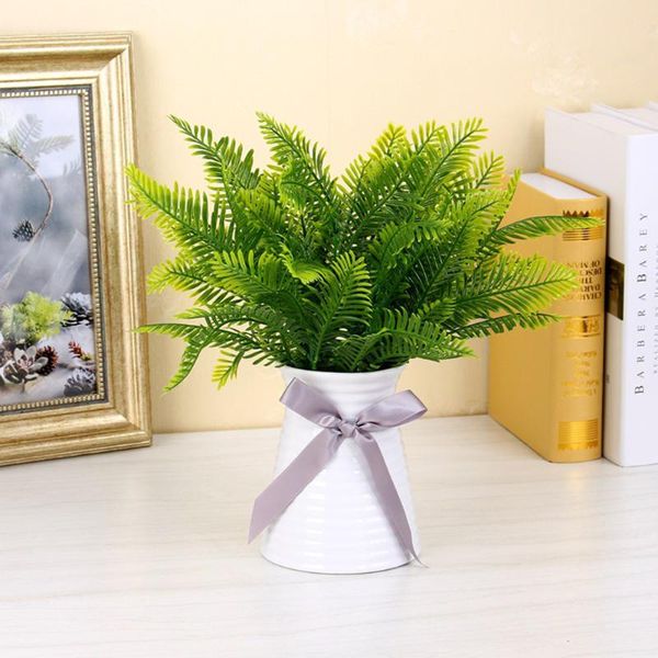 decorative flowers & wreaths 4pcs fern leaf large plastic lifelike artificial foliage bush plants
decorative flowers & wreaths 4pcs fern leaf large plastic lifelike artificial foliage bush plants