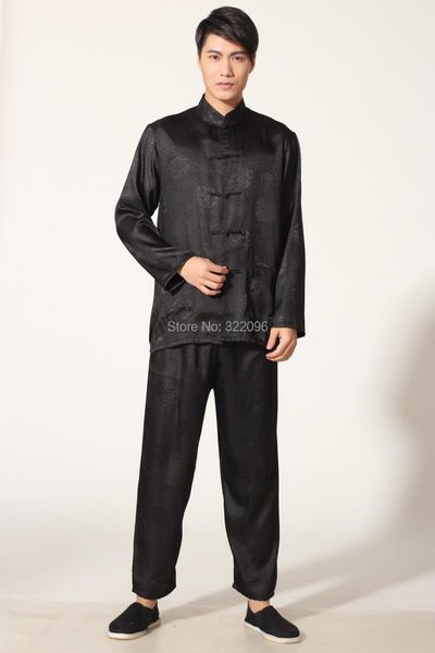 men's tracksuits chinese traditional men suit tai chi jacket + pants uniform 5 color m0049, Gray
men's tracksuits chinese traditional men suit tai chi jacket + pants uniform 5 color m0049, Gray