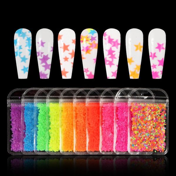 nail art decorations 10pcs fluorescent star sequins for design mixed sizes glitter flakes accessories starry paillette, Silver;gold
nail art decorations 10pcs fluorescent star sequins for design mixed sizes glitter flakes accessories starry paillette, Silver;gold