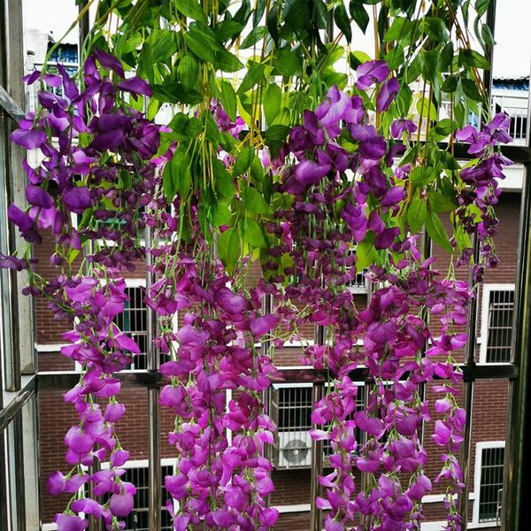 decorative flowers & wreaths 12 pieces artificial wisteria flower decoration wedding background cherry blossom
decorative flowers & wreaths 12 pieces artificial wisteria flower decoration wedding background cherry blossom