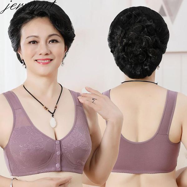 bras jerrinut for women underwear push up bralette bh elderly front button bra cotton plus size seamless wireless lingerie, Red;black
bras jerrinut for women underwear push up bralette bh elderly front button bra cotton plus size seamless wireless lingerie, Red;black
