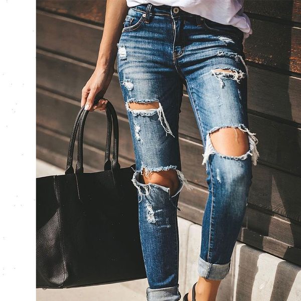 ripped jeans for women fashion ladies hole jean skinny trousers 2021 female denim pencil pants boyfriend for women d25, Blue
ripped jeans for women fashion ladies hole jean skinny trousers 2021 female denim pencil pants boyfriend for women d25, Blue