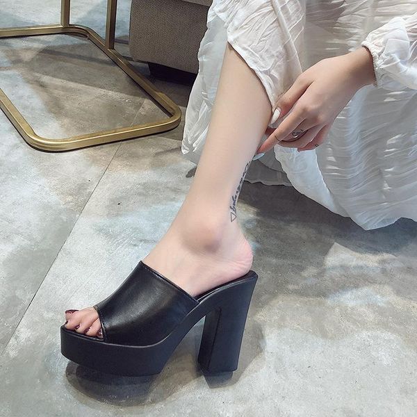 sandals black white platform women high heel summer shoes block heels vintage casual fashion woman slipper
sandals black white platform women high heel summer shoes block heels vintage casual fashion woman slipper