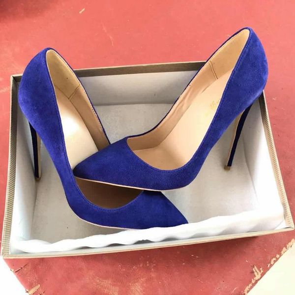 dress shoes 2021 spring fashion high 8cm 10cm 12cm pointed thin heel shallow blue suede party lady, Black
dress shoes 2021 spring fashion high 8cm 10cm 12cm pointed thin heel shallow blue suede party lady, Black