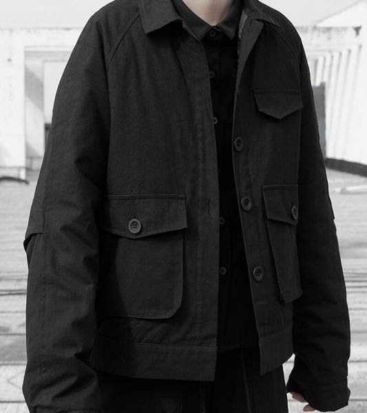 / spring men's fashion personalized customization large size short coat with big pockets /s-6xl jackets, Black;brown
/ spring men's fashion personalized customization large size short coat with big pockets /s-6xl jackets, Black;brown