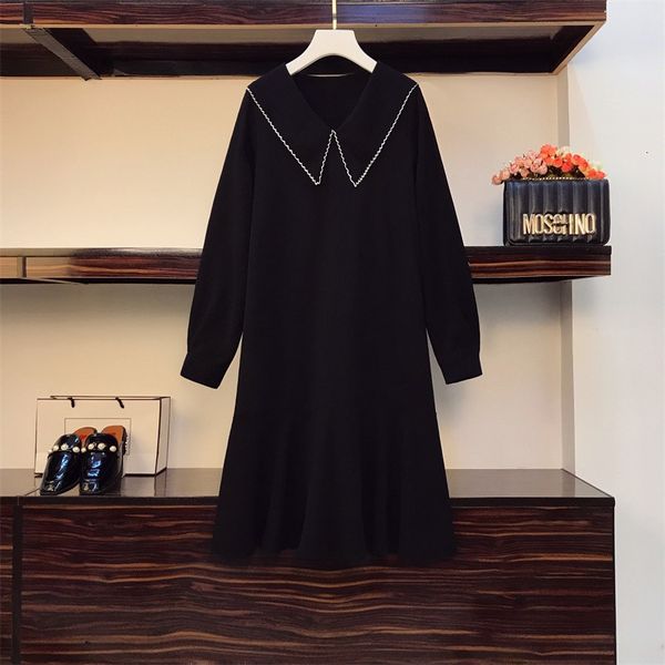 Vintage Sweet Party Style Dress in Spring 2021 Woman Long Sleeve Peter Pan Dolly Dresses Plus Size Femme -4xl 9gay, Black;gray
Vintage Sweet Party Style Dress in Spring 2021 Woman Long Sleeve Peter Pan Dolly Dresses Plus Size Femme -4xl 9gay, Black;gray