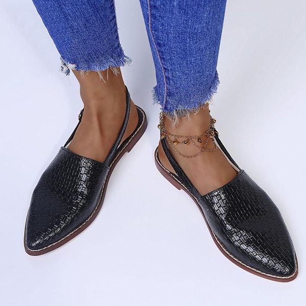 sandals summer women flat pointed toe roman shoes buckle strap woman 2021 low heels casual sandalias mujer, Black
sandals summer women flat pointed toe roman shoes buckle strap woman 2021 low heels casual sandalias mujer, Black
