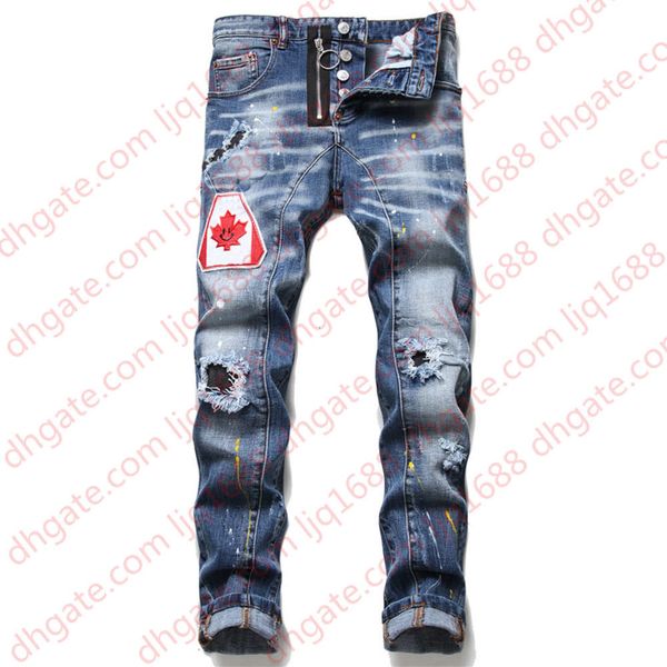 unique mens ripped slim fit jeans fashion distressed skinny washed frayed motocycle denim pants hip hop biker trousers 1070, Blue
unique mens ripped slim fit jeans fashion distressed skinny washed frayed motocycle denim pants hip hop biker trousers 1070, Blue