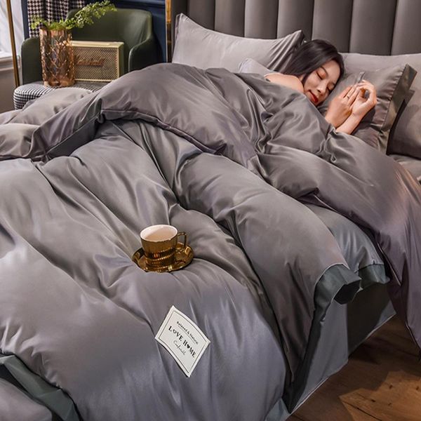 bedding sets summer ice silk wash quilt cover sheet 4 season european-style bed is tasted suite
bedding sets summer ice silk wash quilt cover sheet 4 season european-style bed is tasted suite