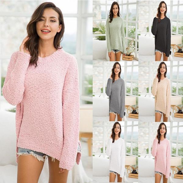 women's sweaters casual elegant 2021 women loose sweater fashion korean style o-neck long sleeves pullovers, White;black
women's sweaters casual elegant 2021 women loose sweater fashion korean style o-neck long sleeves pullovers, White;black