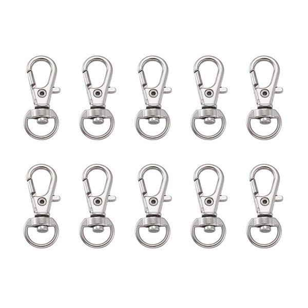 2021 silver bronze plated metal swivel lobster clasp clips key hooks keychain split key ring findings clasps making 30mm
2021 silver bronze plated metal swivel lobster clasp clips key hooks keychain split key ring findings clasps making 30mm