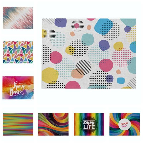 mats & pads colorful geometric pattern kitchen placemat linen dining table pad bowl cup mat home decor 32x21cm 42x32cm
mats & pads colorful geometric pattern kitchen placemat linen dining table pad bowl cup mat home decor 32x21cm 42x32cm