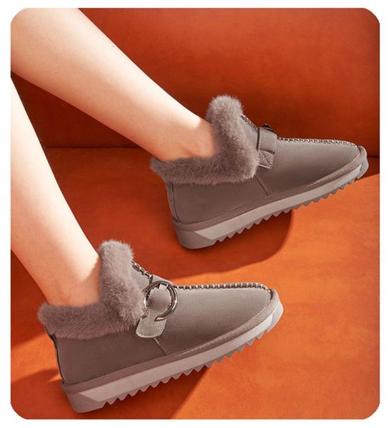boots casual shoes woman winter ankle lady 2021 fashion leather suede non-slip belt warm plush snow, Black
boots casual shoes woman winter ankle lady 2021 fashion leather suede non-slip belt warm plush snow, Black