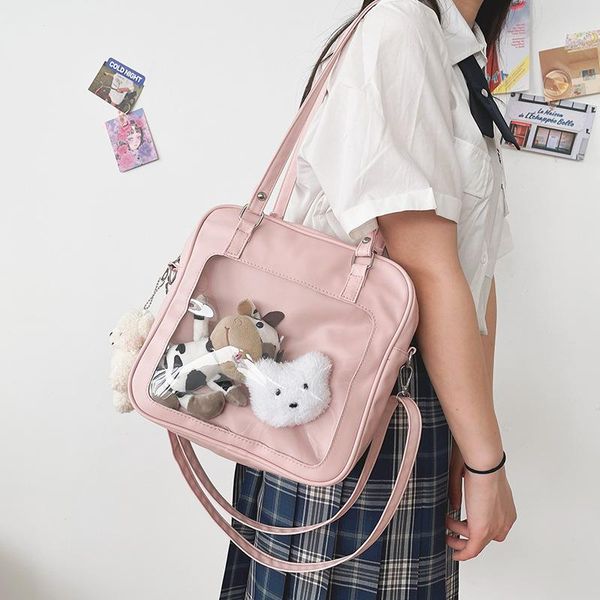 evening bags original brand japanese animation surrounding cute funny personality transparent pain bag korean casual student messenger
evening bags original brand japanese animation surrounding cute funny personality transparent pain bag korean casual student messenger
