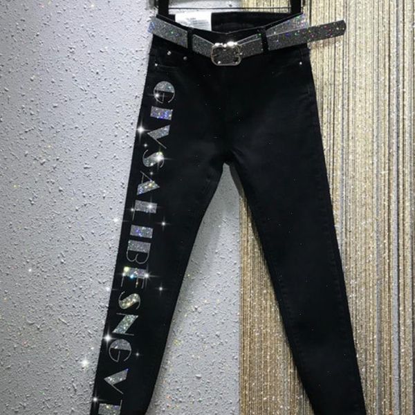 black high waist letter rhinestones skinny jeans women stretch denim pencil jeans plus size drop shipping good quality, Black;white
black high waist letter rhinestones skinny jeans women stretch denim pencil jeans plus size drop shipping good quality, Black;white