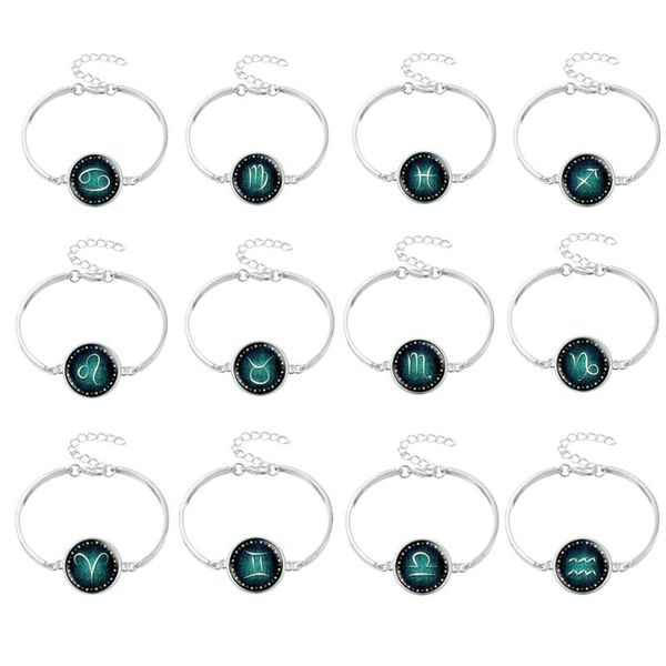charm bracelets 12 constellation sign bracelet for men women fashion glass cameo cabochon charms wire bangle accessories, Golden;silver
charm bracelets 12 constellation sign bracelet for men women fashion glass cameo cabochon charms wire bangle accessories, Golden;silver