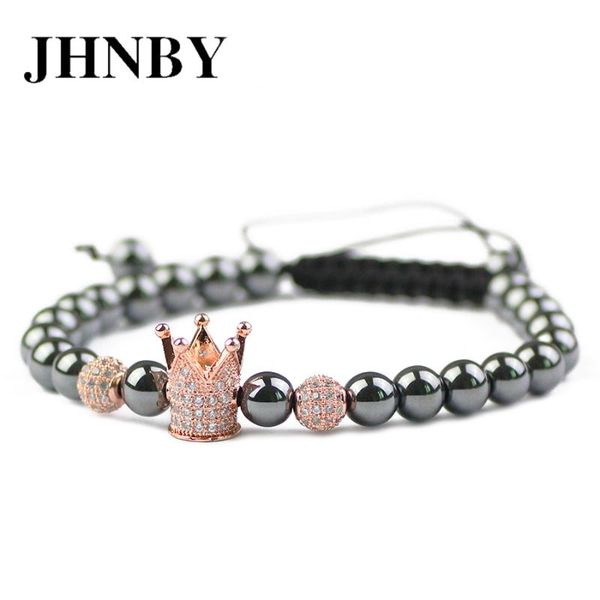 charm bracelets jhnby fashion crown gun black men copper bracelet 6mm hematite beads pave cz braided rope bangle lucky women jewelry dropshi, Golden;silver
charm bracelets jhnby fashion crown gun black men copper bracelet 6mm hematite beads pave cz braided rope bangle lucky women jewelry dropshi, Golden;silver