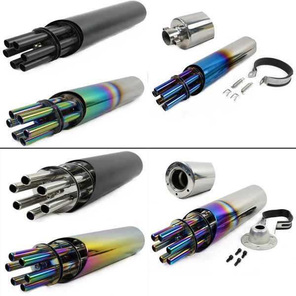 motorcycle exhaust system 32mm muffler exfoliate gatling gun style stainless steel pipe fit for street bike atv scooter dirt pit
motorcycle exhaust system 32mm muffler exfoliate gatling gun style stainless steel pipe fit for street bike atv scooter dirt pit