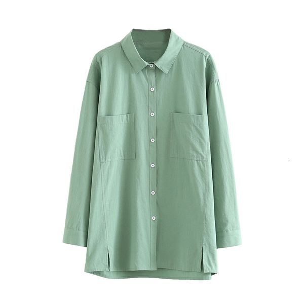 women's knits & tees plus size autumn blouse turn down collar pocket s and blouses big cotton shirts blusas roupa feminina ov, White
women's knits & tees plus size autumn blouse turn down collar pocket s and blouses big cotton shirts blusas roupa feminina ov, White