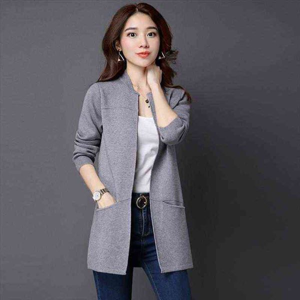 Autumn Women Coat Cardigans Sweater V Neck Solid Loose Knitwear Long Sleeve Casual Knitted Cardigan Outwear Jumpers Jacket, White;black
Autumn Women Coat Cardigans Sweater V Neck Solid Loose Knitwear Long Sleeve Casual Knitted Cardigan Outwear Jumpers Jacket, White;black
