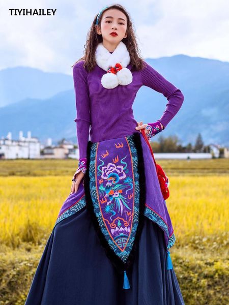 skirts tiyihailey autumn winter long maxi embroidery elastic waist women national chinese style cotton and linen skirt, Black
skirts tiyihailey autumn winter long maxi embroidery elastic waist women national chinese style cotton and linen skirt, Black