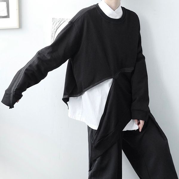 2021 new male casual cotton hoodies around the neck loose pullover zipper decorate fashion trend black sweaters s-xl jackets u8fe
2021 new male casual cotton hoodies around the neck loose pullover zipper decorate fashion trend black sweaters s-xl jackets u8fe