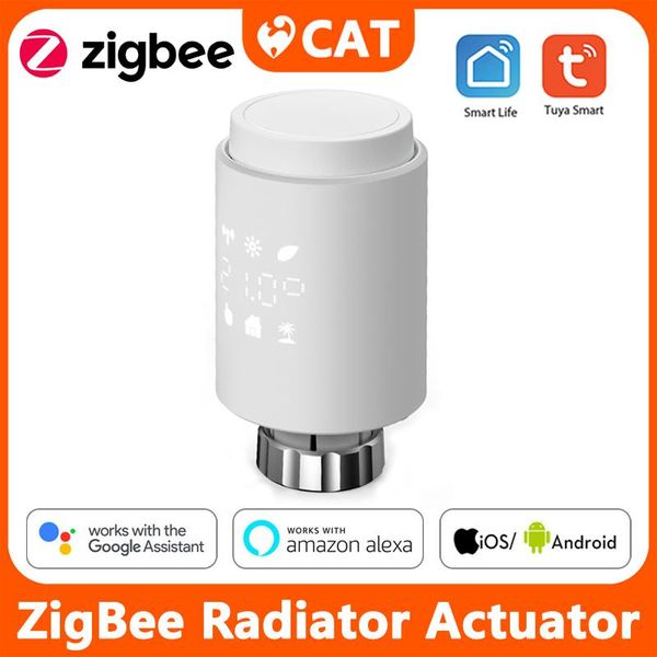 smart home control tuya zigbee thermostat radiator actuator valve programmable trv temperature controller via alexa voice
smart home control tuya zigbee thermostat radiator actuator valve programmable trv temperature controller via alexa voice