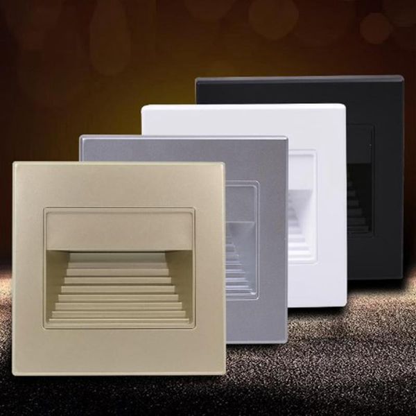 10pcs/lot 1.5w led footlight step ladder night wall lamp radar induction embedded sconce stair light with 86 mounting box
10pcs/lot 1.5w led footlight step ladder night wall lamp radar induction embedded sconce stair light with 86 mounting box
