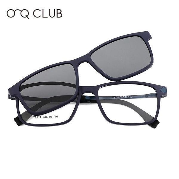 fashion sunglasses frames o-q club 2 in 1 magnetic polarized glasses men optical myopia square eyeglasses clip on eyewear spect, Black
fashion sunglasses frames o-q club 2 in 1 magnetic polarized glasses men optical myopia square eyeglasses clip on eyewear spect, Black