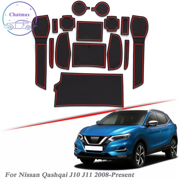 with car brand logo 17pcs car styling for nissan qashqai j10 j11 2008-2020 latex gate slot pad interior door groove mat non-slip dust mat
with car brand logo 17pcs car styling for nissan qashqai j10 j11 2008-2020 latex gate slot pad interior door groove mat non-slip dust mat