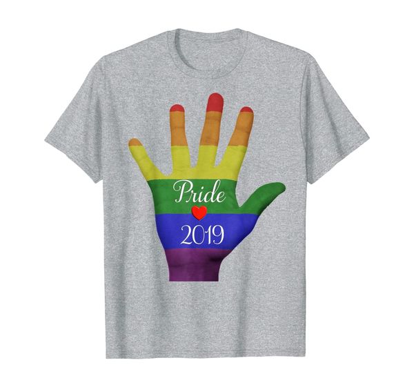 rainbow hand pride 2019 lgbt shirt, White;black 
rainbow hand pride 2019 lgbt shirt, White;black