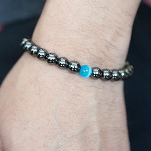 bangle blue opal black gallstone cat eye beaded bracelet domineering handmade jewelry for men friend 8mm
bangle blue opal black gallstone cat eye beaded bracelet domineering handmade jewelry for men friend 8mm