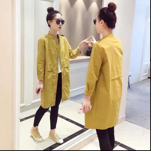 spring trench coat casual trench coat women windbreakers loose trench coat plus size cotton overcoat women coats and, Tan;black
spring trench coat casual trench coat women windbreakers loose trench coat plus size cotton overcoat women coats and, Tan;black
