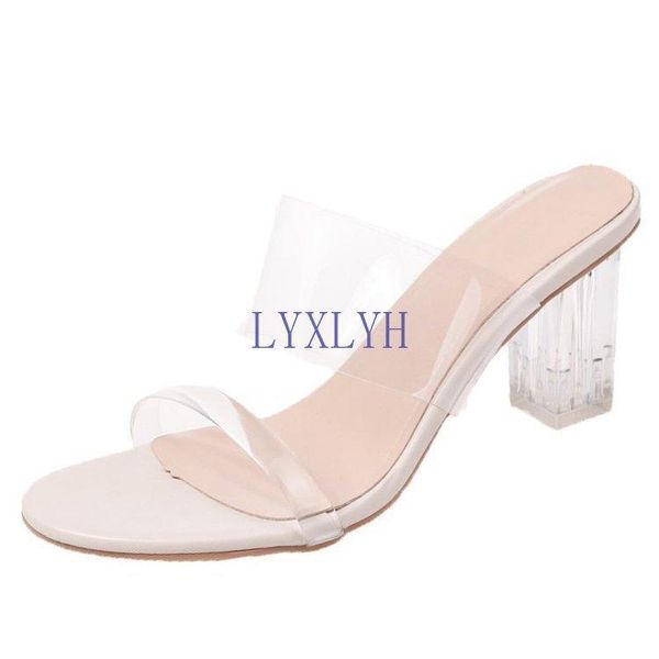 slippers 2021 summer high heels women sandals transparent crystal shoes ladies square toe beach, Black
slippers 2021 summer high heels women sandals transparent crystal shoes ladies square toe beach, Black