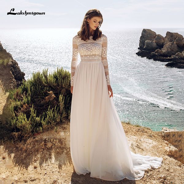 new robe longue lace bridal gowns 2021 vestido de novia vintage boho long sleeve wedding es simple chiffon p4ks, White
new robe longue lace bridal gowns 2021 vestido de novia vintage boho long sleeve wedding es simple chiffon p4ks, White