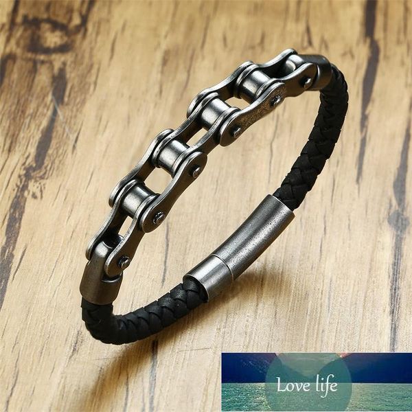 mingao man bracelet stainless steel bicycle chain leather bracelet european and american style retro black men braclet friends factory price, Golden;silver
mingao man bracelet stainless steel bicycle chain leather bracelet european and american style retro black men braclet friends factory price, Golden;silver