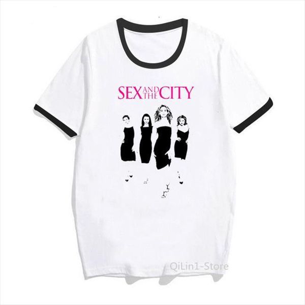 vogue and the mens women city clothes vintage ringer tees haut femme summer womens streetwear, White;black
vogue and the mens women city clothes vintage ringer tees haut femme summer womens streetwear, White;black