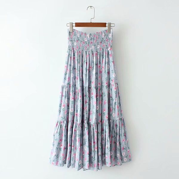 Boho Two ways to wear Elastic High Waist Long Skirt Holiday Women Leopard Floral Stitching pleated Swing Skirts Beach 8 CLR, Red
Boho Two ways to wear Elastic High Waist Long Skirt Holiday Women Leopard Floral Stitching pleated Swing Skirts Beach 8 CLR, Red