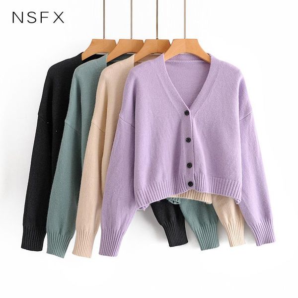 women v-neck knitted cardigan solid color sweaters female cropped cardigan basic color all match spring autumn sweater 4, White
women v-neck knitted cardigan solid color sweaters female cropped cardigan basic color all match spring autumn sweater 4, White