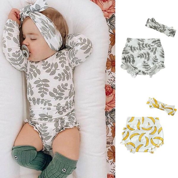 shorts born with headwear summer baby girl cartoon banana pattern child casual high waist beach ruffle bloomer short pant, Black