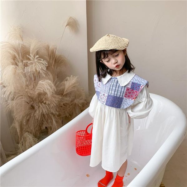 girl princess dress 2021 new spring korean fashionable children long sleeve dress with collar, Red;yellow
girl princess dress 2021 new spring korean fashionable children long sleeve dress with collar, Red;yellow