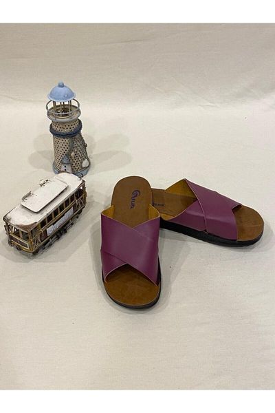 slippers women's purple thick cross, Black
slippers women's purple thick cross, Black