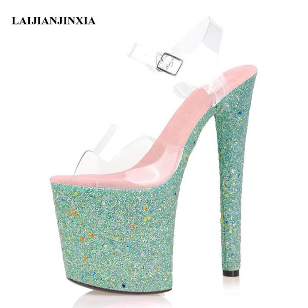 sandals style bling platform clear shallow small size women 20 cm super high heeled shoes novelty fetish women's, Black
sandals style bling platform clear shallow small size women 20 cm super high heeled shoes novelty fetish women's, Black